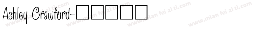 Ashley Crawford字体转换